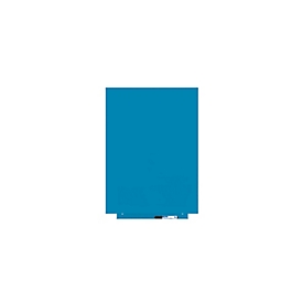 Rocada Whiteboard Skincolor, lackiert, B 550 x H 750 mm, magnethaftend, trocken abwischbar, Wandmontage, blau