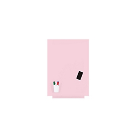 Rocada Whiteboard Skincolor, lackiert, B 550 x H 750 mm, magnetisch, trocken abwischbar, Wandmontage, rosa