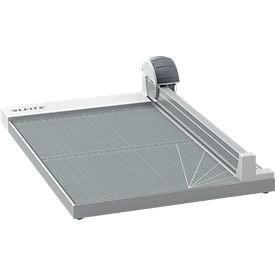 Rollenschneider Leitz Precision Office A4+, bis A4, bis 15 Blatt, Papierklemme, Ableselineal, Stahl und Kunststoff