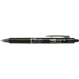 Roller Clicker FRIXION, diamètre des mines 1 mm, épaisseur de trait 0,6 mm, noir, 12 p.