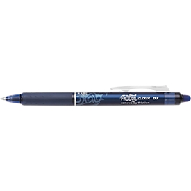 Rollerball FRIXION Clicker, uitwisbaar, blauw-zwart, 12 stuks