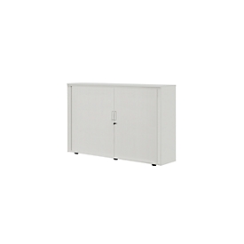 Rollladenschrank, 3 OH, 1teilig, mit Mitteltrennwand, B 1600 mm, silber