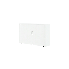 Rollladenschrank, 3 OH, 1teilig, mit Mitteltrennwand, B 1600 mm, weiss
