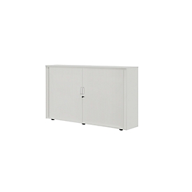 Rollladenschrank, 3 OH, 1teilig, mit Mitteltrennwand, B 1800 mm, silber