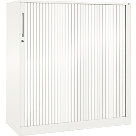 Rollladenschrank ASISTO C 3000, 3 Ordnerhöhen, B 1200 mm, weiss/weiss