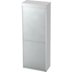 Rollladenschrank TOPAS LINE, vertikal, 6 Ordnerhöhen, weiß