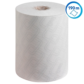 Rollo de papel Scott® Slimroll Essential 6695, 1 capa, 6 rollos a 190 m, blanco