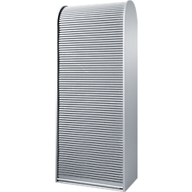 Romp archiefkast B 800 x D 500 x H 2020 mm, aluminium zilver