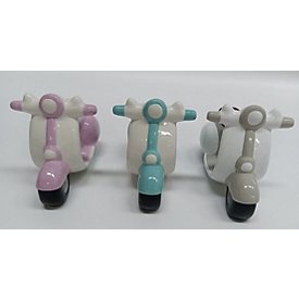ROOST Caisse d'épargne Vespa, set de tirelires , porcelaine, vidables, 3 pièces, assorties