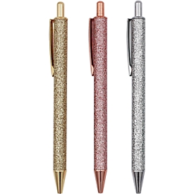 ROOST Stylo à bille Glitter TSKY-B23 en présentoir, 30 pcs.