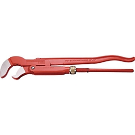 ROTHENBERGER Eckrohrzange Super S, L 235 mm, Spannweite 22 mm, für Rohre 1/2", Chrom-Vanadium-Stahl, DIN 5234 C