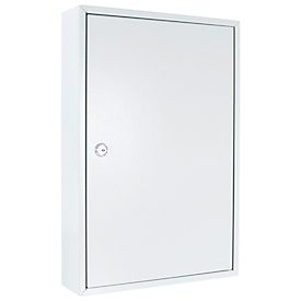 Rottner Armoire à clés à une porte S 64, serrure à cylindre, pour jusqu'à 64 clés, gris