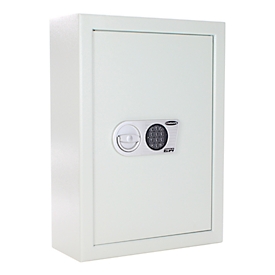 Rottner Schlüsseltresor ST 150 Premium, mit Elektronikschloss, für 150 Schlüssel, B 460 x T 220 x H 635 mm, lichtgrau
