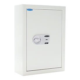 Rottner ST 150 Premium key safe, with double-bit lock, for 150 keys, W 460 x D 220 x H 635 mm, light gray