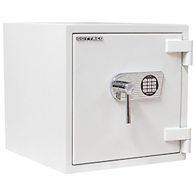 Rottner Wertschutzschrank Diamant Fire Premium PO50, Elektronikschloss, Sicherheitsklasse EN 2, feuerfest bis 30 min, 53 Liter, Stahl, lichtgrau