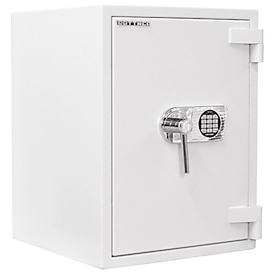 Rottner Wertschutzschrank Diamant Super Fire Premium DO65, Elektronikschloss, Sicherheitsklasse EN 3, feuerfest bis 30 min, 70 Liter, Stahl, lichtgrau