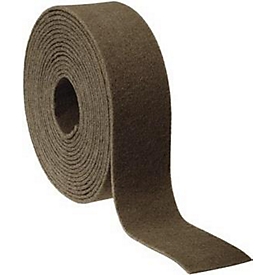Rouleau abrasif non tissé CP-RL L.5m L.50mm medium brun rouge 5m/RL 3M