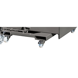 Roulettes pivotantes en polyamide diamètre 100 mm Bauer 1 roulette directionnelle avec bloqueur
