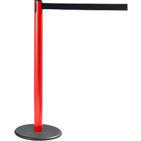 RS-GUIDESYSTEMS® Gurtpfosten GLA 28, rot, Gurt schwarz