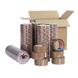Ruban adhésif d’emballage PP 4195 tesa®, 50 mm x 66 m, brun, 36 rouleaux