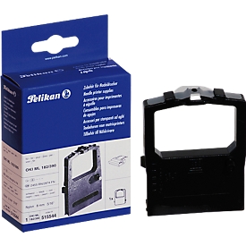 Ruban encreur de qualité pour imprimante OKI ML 182/390 Pelikan, noir