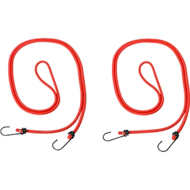 Rubber tensioning rope with hook, for hand trucks, L 2000 mm, 7 mm thick, 2 pieces