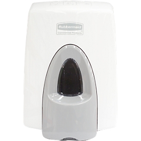 Rubbermaid dispenser voor toiletbrilreiniger, compatibel met RVU9503, L 140 x B 128 x H 205 mm, wit-grijs