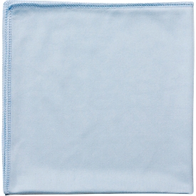 Rubbermaid Mikrofasertuch HYGEN, bleichmittelresistent, 400 x 400 mm, Mikrofaser, blau, 12 Stück