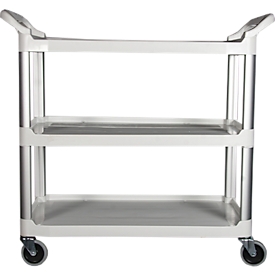Rubbermaid X-TRA™ Mehrzweckwagen, offene Ausführung, bis 135 kg, weiß