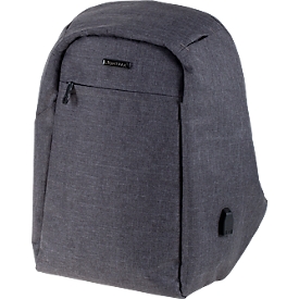 Rucksack „Safepack“, Polyester, aufklappbar, integr. USB-Ladeport, B310xT150xH450 mm