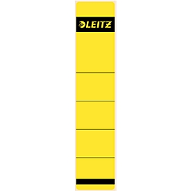 Rückenschild LEITZ®, Rückenbreite 50 mm, selbstklebend, 10 Stück, gelb