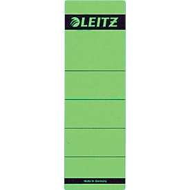 Rückenschild LEITZ®, Rückenbreite 80 mm, selbstklebend, 10 Stück, grün