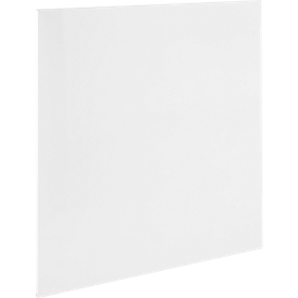 Rückwand-Element für Grundregal/Anbauregal ORDO Professional, multifunktional, magnethaftend, B 1250 x H 700 mm, Stahl, verkehrsweiß RAL 9016