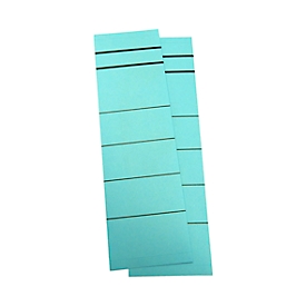 Rugetiket, rugbreedte 60 mm, zelfklevend, 10 stuks, blauw