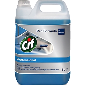 Ruiten- en allesreiniger Professional Cif, jerrycan van 5 liter