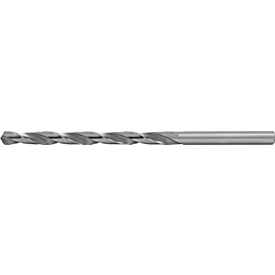 RUKO Foret hélicoïdal DIN 340 type N, √ò 2,5 mm, HSS rectifié au profil, L 95 mm, queue cylindrique, 10 pièces