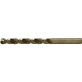 RUKO foret hélicoïdal INOX, √ò 2,4 x L 57 mm, HSS-Co5 revêtu or, DIN 338, angle de pointe 130¬∞, affûtage en croix, 10 pièces