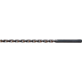 RUKO Mèche hélicoïdale pour trous profonds TL 3000, Ø 6,5 mm, HSS, DIN 1869, L 275 mm, longueur d'hélice 190 mm, queue cylindrique