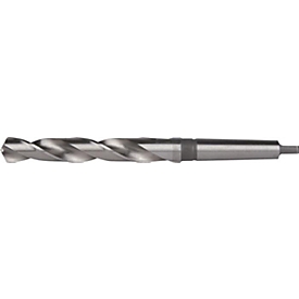 RUKO Spiralbohrer DIN 345 Typ N, Ø 10 mm, HSS-Co5, MK1, L 168 mm, Bohrtiefe 6xD