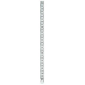 RUMOLD liniaal 323703, 30 cm roestvrij staal zilver, 0,5 mm maatverdeling, mm afschuining aan beide zijden, ophanggat