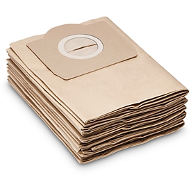 Sacs à filtrer en papier pour aspirateur à sec T 12/1 KÄRCHER®, 10 p.