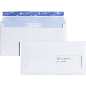 Enveloppes de bordereau d'expédition à ouverture latérale – 3 1/2 x 5 po,  transparent S-2978 - Uline