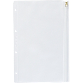 Sacs de collecte LEITZ, avec fermeture à glissière, en PVC transparent, format A4