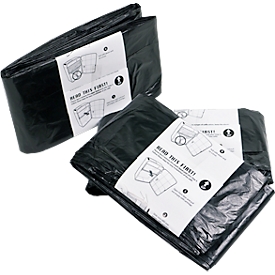 Sacs poubelle pour poubelle sanitaire Janibell Privé -  HDPE - 30 L - 100 % biodégradable - noir