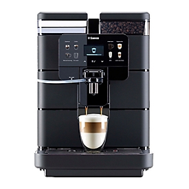 Saeco Kaffeevollautomat New Royal OTC, für Bohnen, 1400 W, bis 2,5 l/600 g, One Touch Cappuccino-Funktion, höhenverstellbarer Auslauf, USB, schwarz