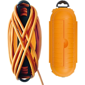 Safe-Box voor kabel, geel, Beschermingsklasse IP44, extra groot, voor binnen- en buitengebruik
