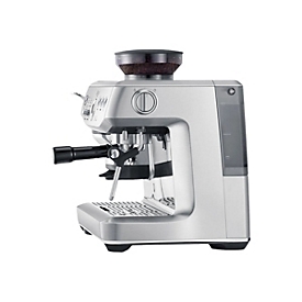Sage SES876BSS4EEU1 the Barista Express Impress - Automatische Kaffeemaschine mit Milchaufschäumer - 9 bar - gebürsteter Edelstahl Grau