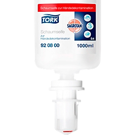 Sagrotan Tork foam soap, 6 bottles of 1 l each, fragrance-free, for Tork dispensers