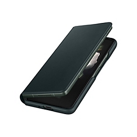 Samsung EF-FF926 - Flip-Hülle für Mobiltelefon - Leder - grün - für Galaxy Z Fold3 5G