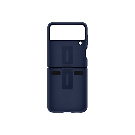 Samsung EF-PF711 - Hintere Abdeckung für Mobiltelefon - Silikon - marineblau - für Galaxy Z Flip3 5G